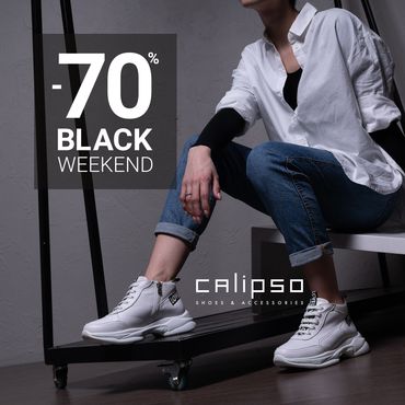 BLACK WEEKEND до -70% в магазинах CALIPSO BLACK WEEKEND до -70% в магазинах CALIPSO